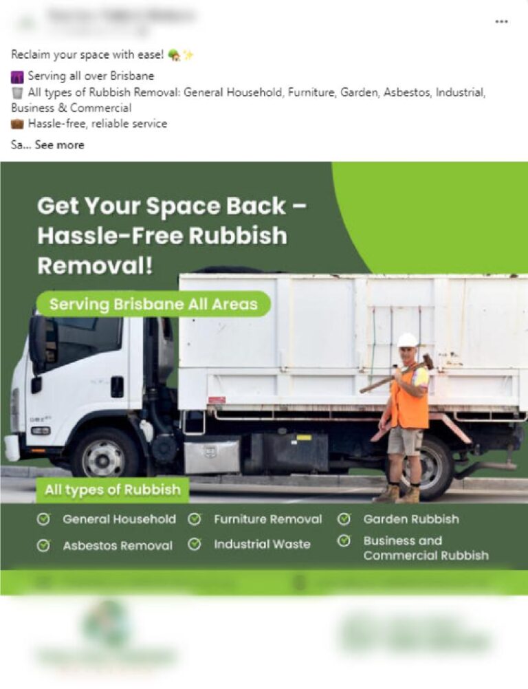 Online Presence for a Rubbish Removal